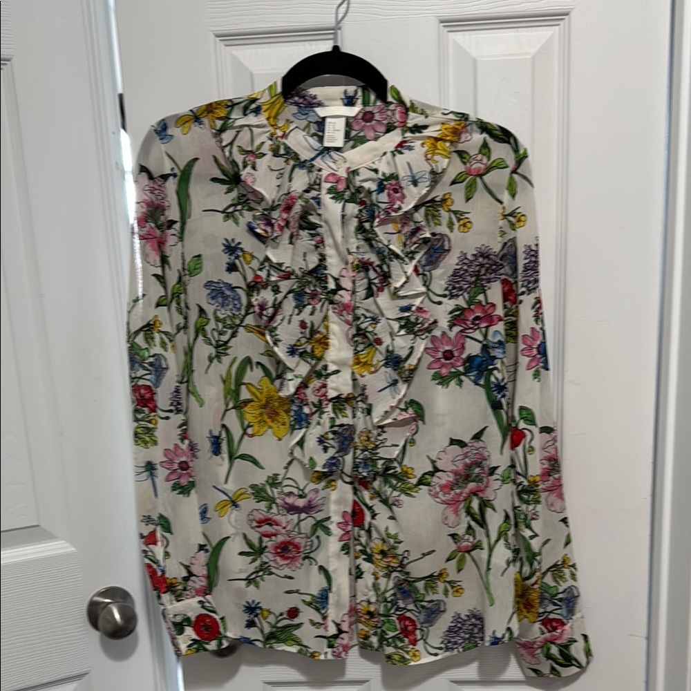 H&M Multicolor Floral Blouse